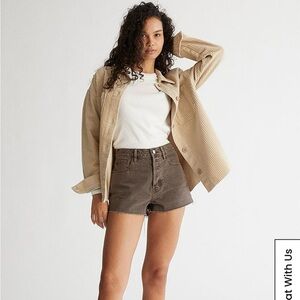 PacSun Eco Brown Vintage High Waisted Denim Shorts